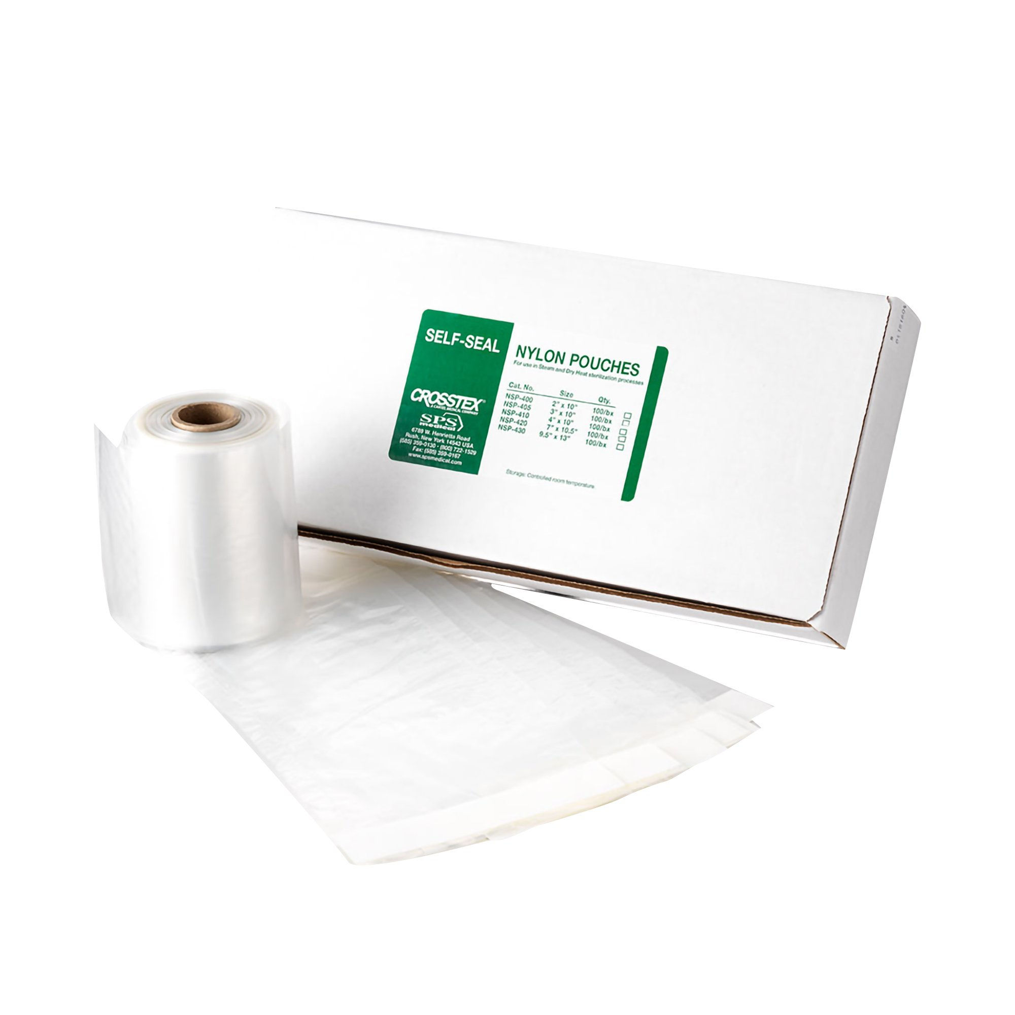 Sterilization Pouch Self Seal 3 in x 10 in 100/Bx