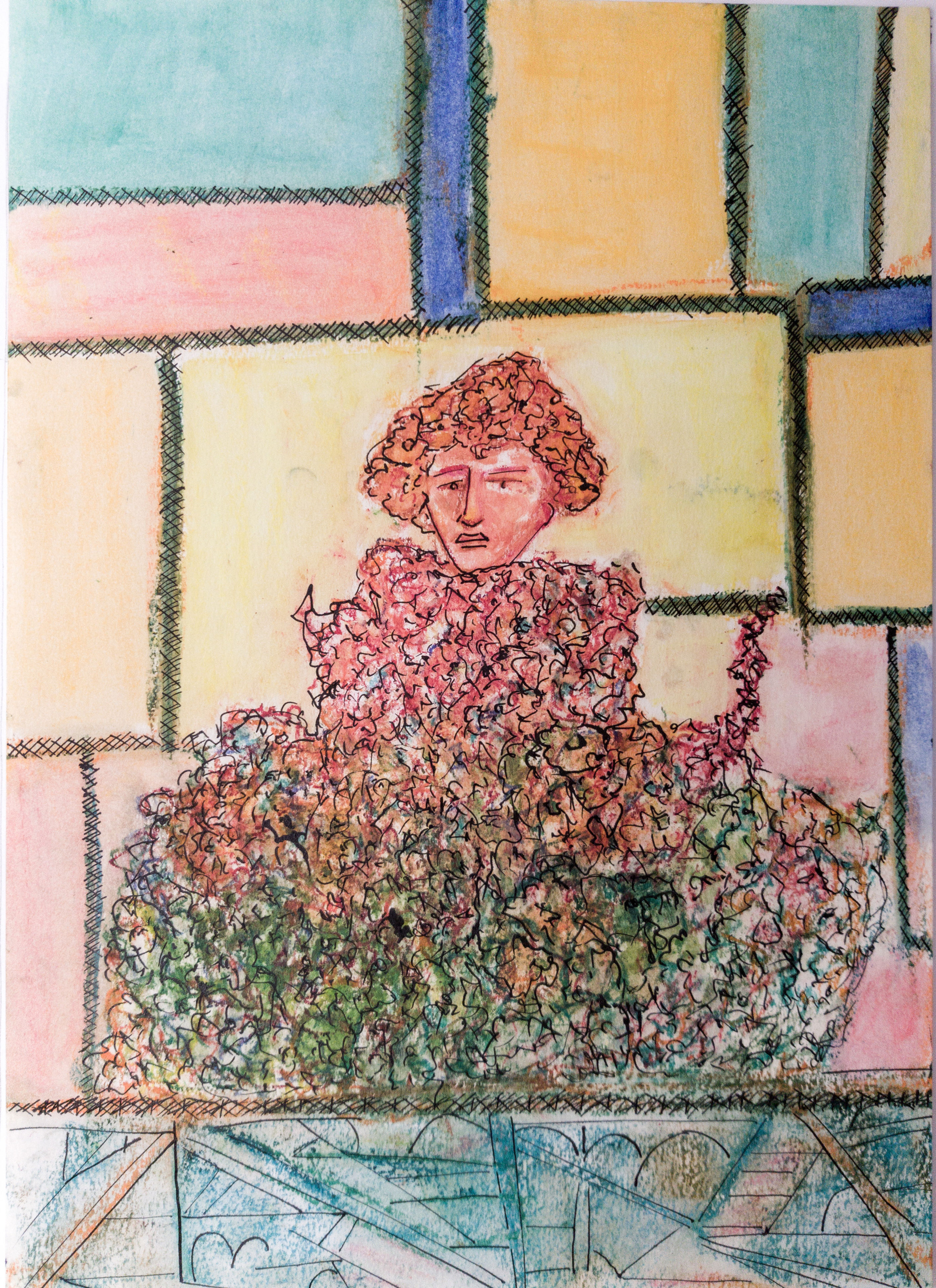 entre flores murchas