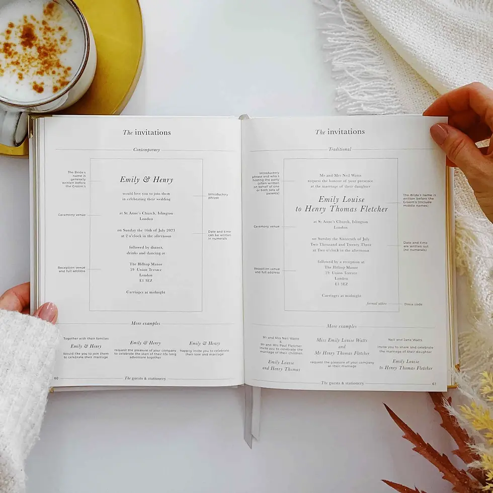 Thumbnail: Luxury Wedding Planner Book - White with Gold Foiling and Gilded Edges