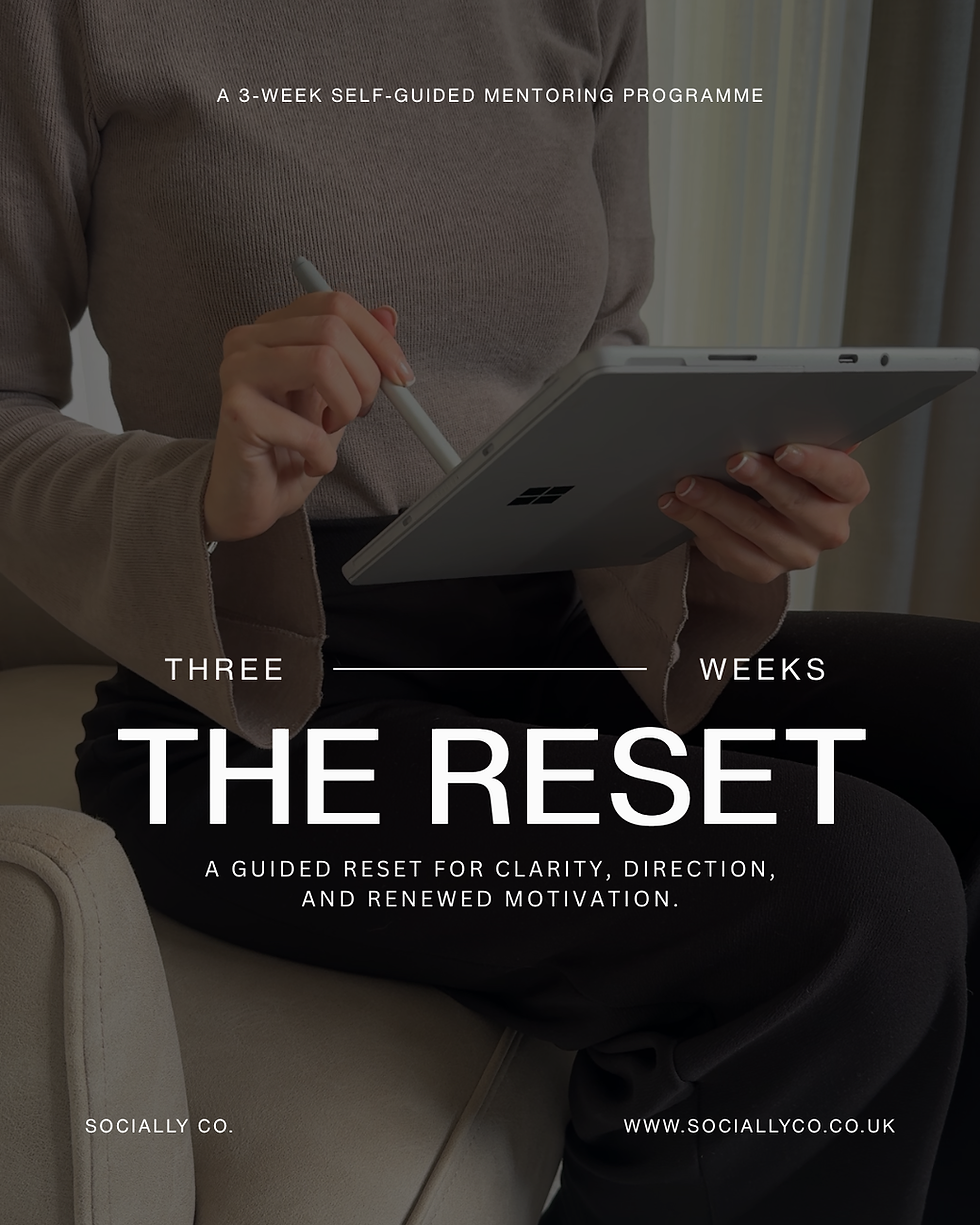 The Reset: A 3-Week Self-Guided Mentoring Programme
