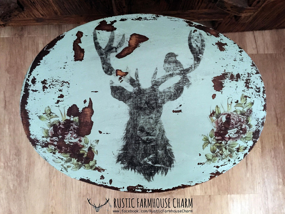 Thumbnail: A Little Chippy Farmhouse Stool