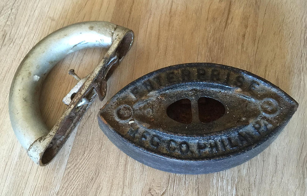 Thumbnail: Antique Enterprise Sad Iron (missing part)