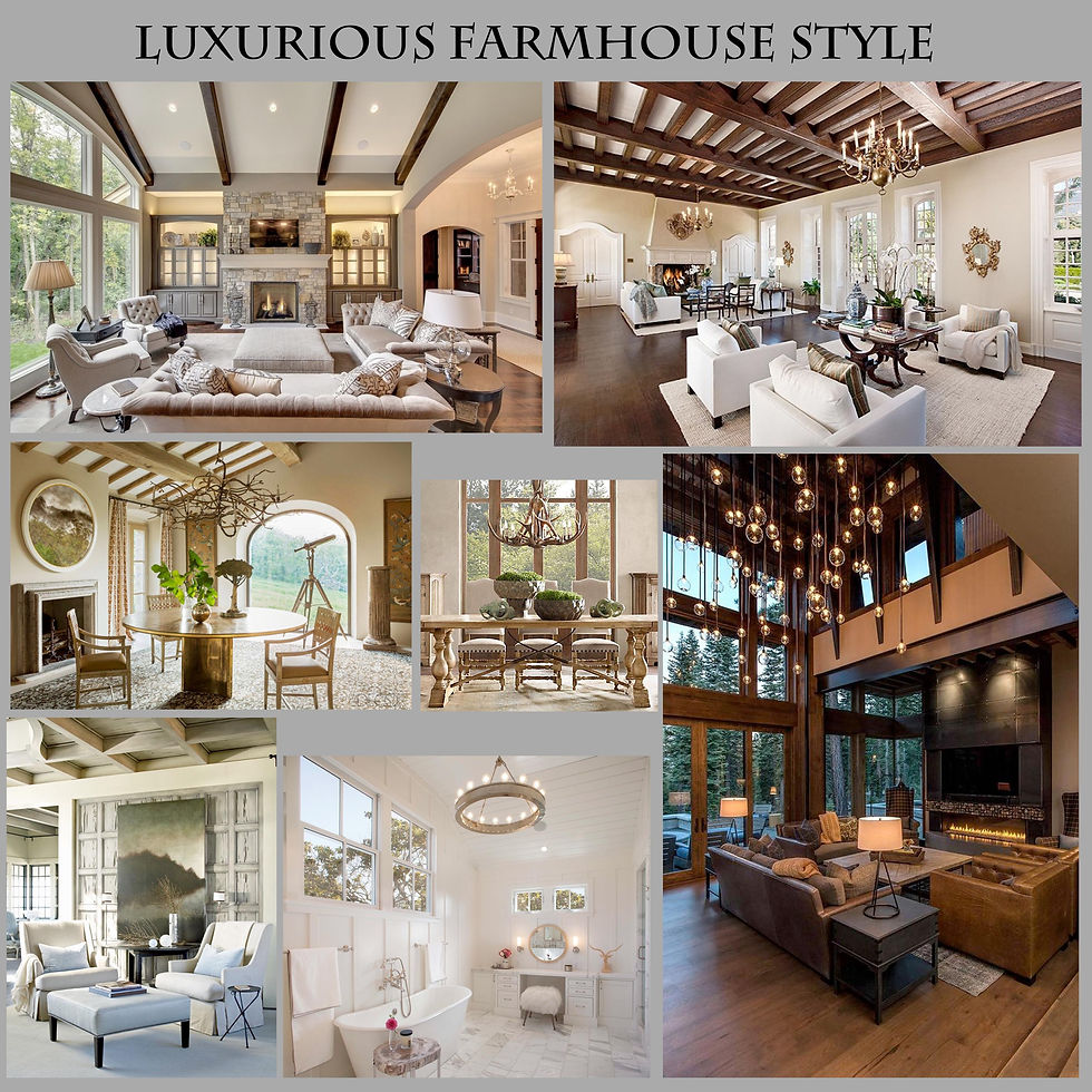 Luxurious Farmhouse Style