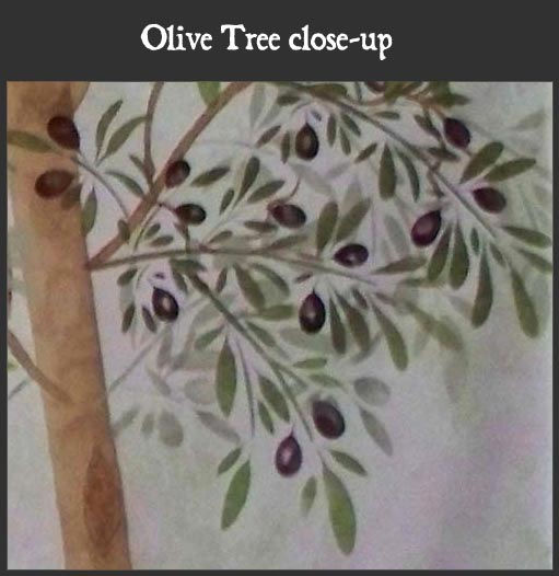 Thumbnail: Olive Tree Painting Stencil by Victoria Larsen