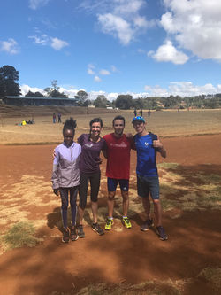 Entouré d'athlètes d'exception