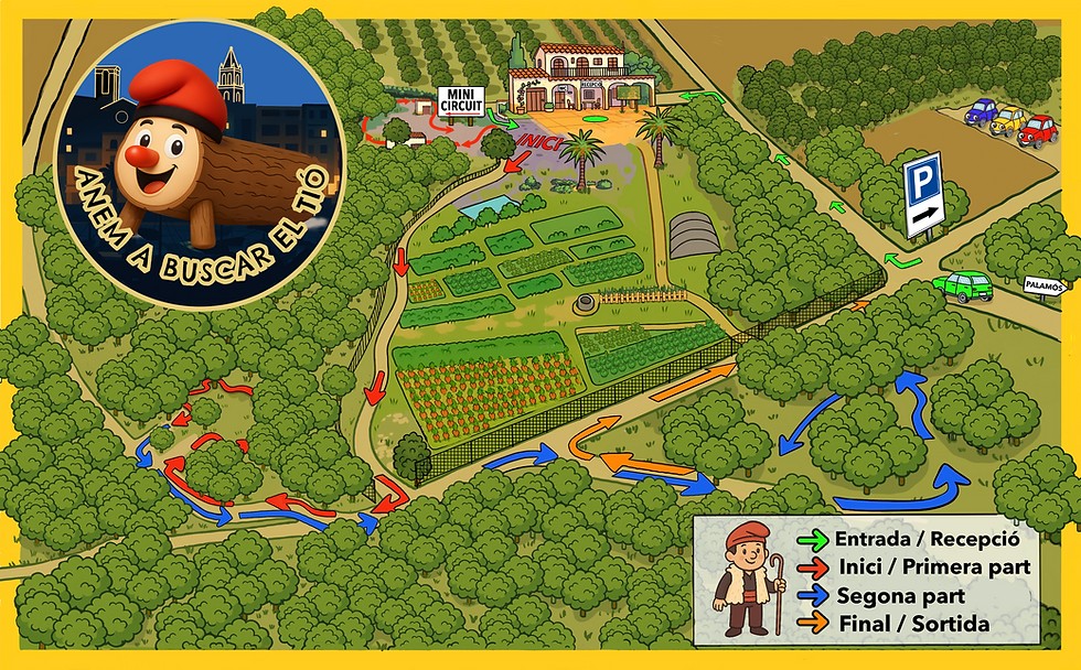 Mapa Anem a buscar el tio palamos