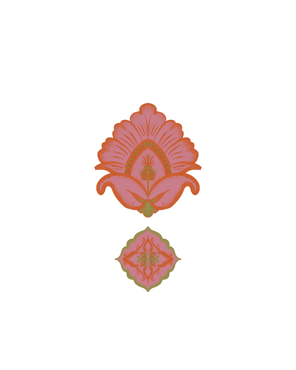Thumbnail: Gulabo  removable decals/sticker fabric based