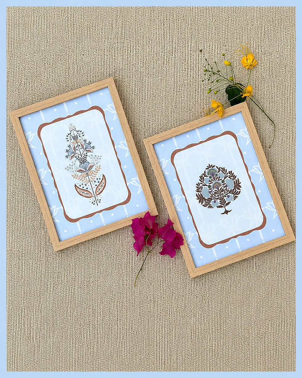 Neel patra wall art pair for bedrooms