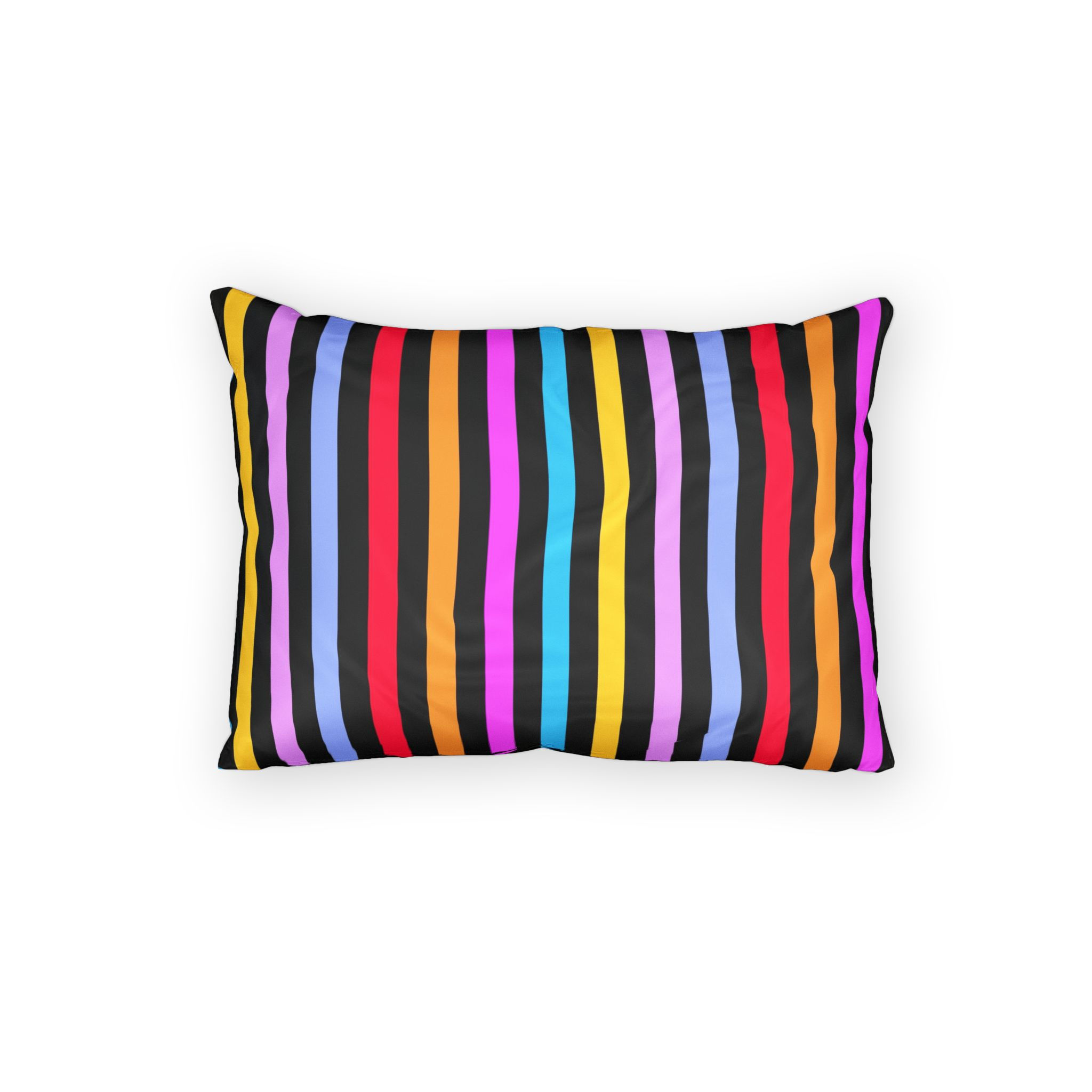 The Spectrum Collection — Carnival | Colorful Vertical Stripes Pillow Sham