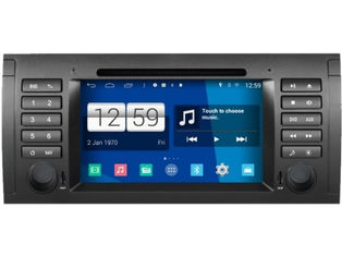 Autoradio Android BMW E39, E38, X5 E53, M5 Poste DVD GPS Android 4.4.4 USB Bluetooth écran tactile M