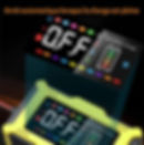affichage Chargeur de batteries 12V, voiture, moto, bateau,