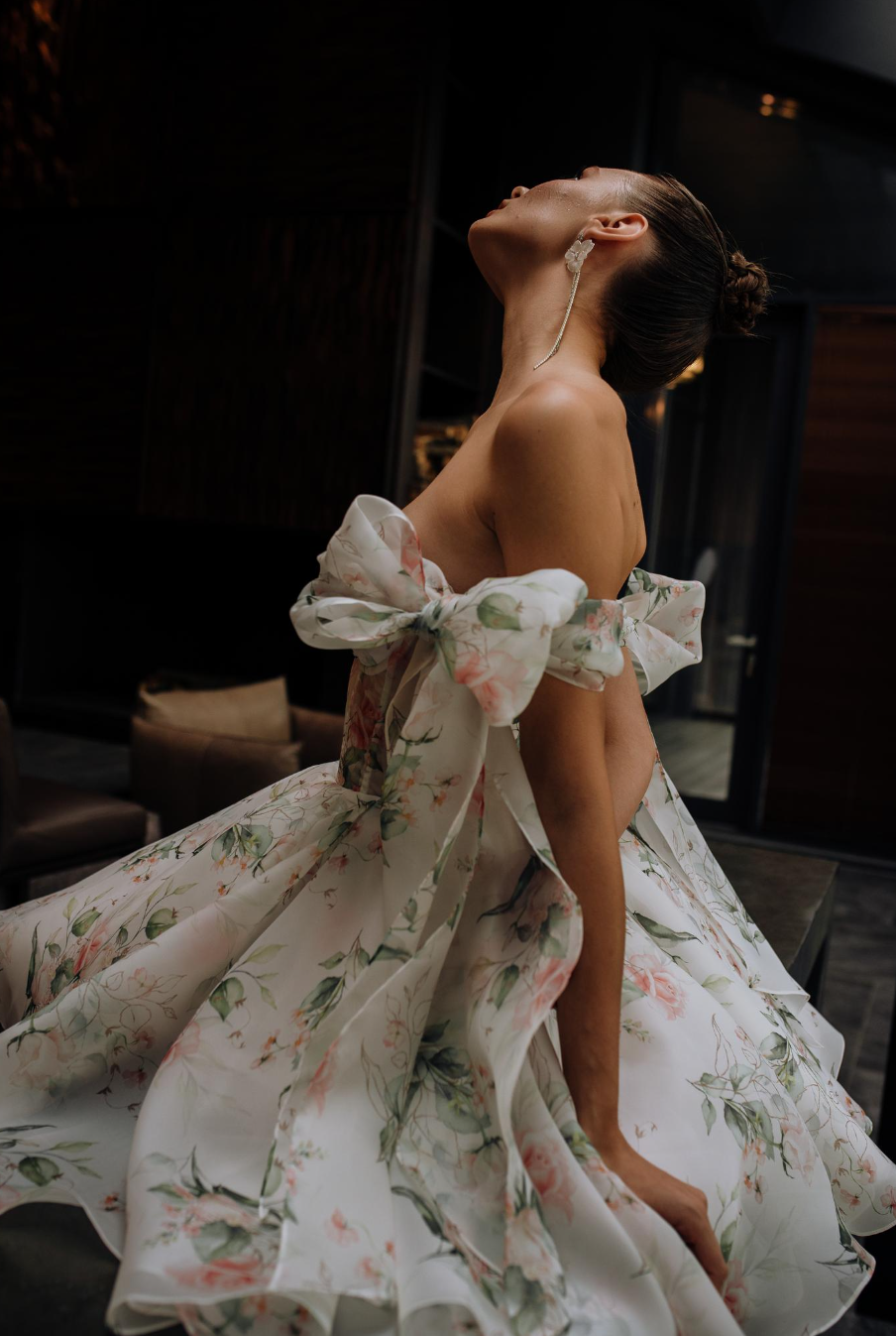 Miniatura: Vestido corset con lazos