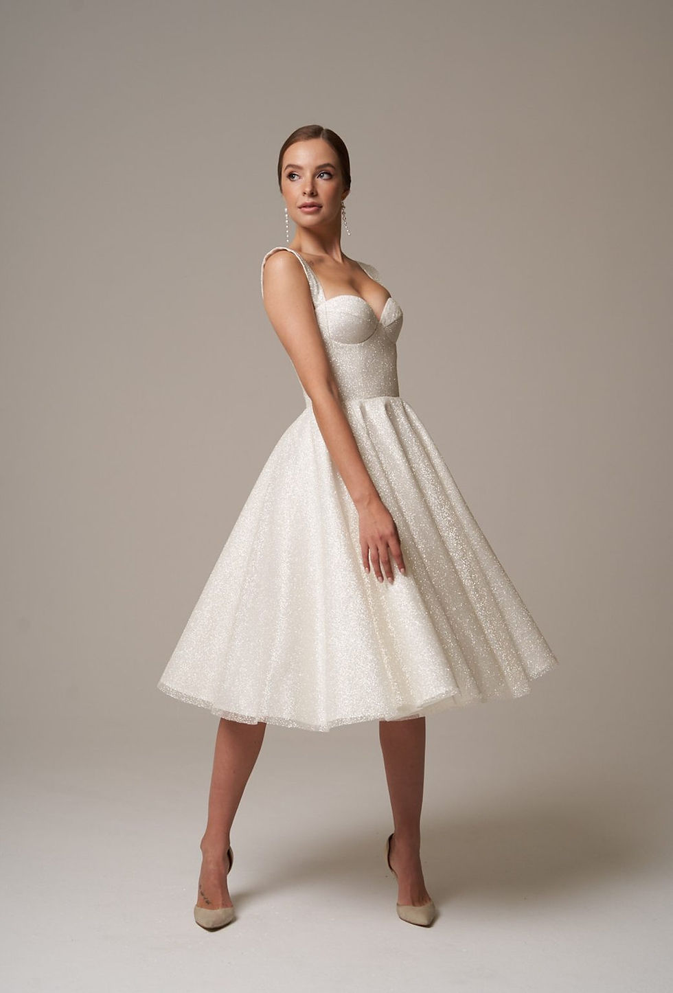 Miniatura: Vestido corset escote corazón