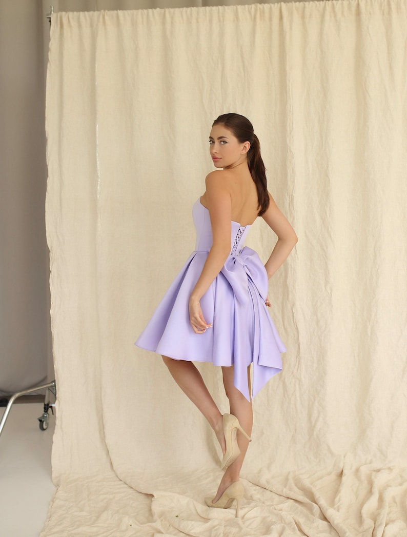 Miniatura: Vestido corset con moño