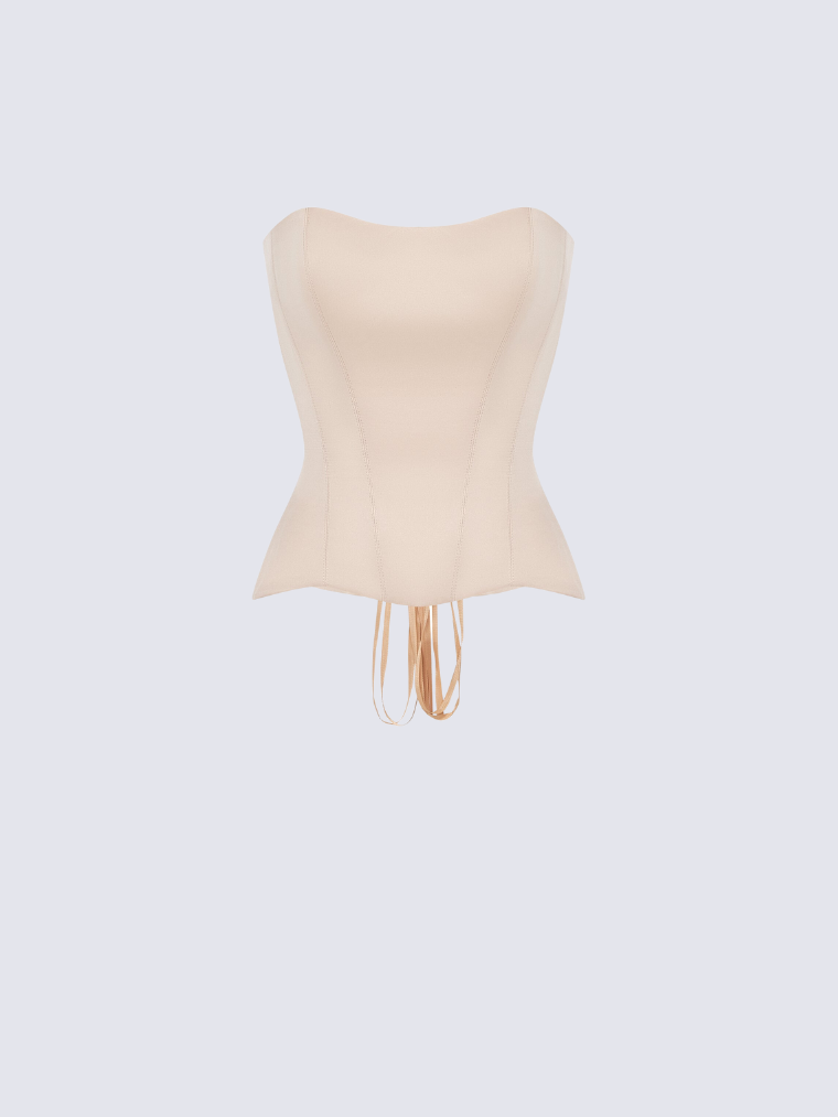 Miniatura: Blusa corset strapless