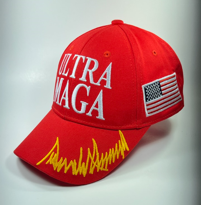 Thumbnail: Ultra MAGA 45 Cap - Available in Red