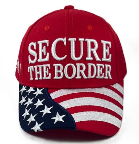 Secure The Border Cap - Available in Red | The MAGA Mall