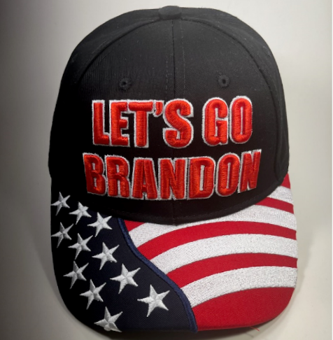 Thumbnail: Let's Go Brandon American Flag Cap – Available in Red, White, Blue & Black