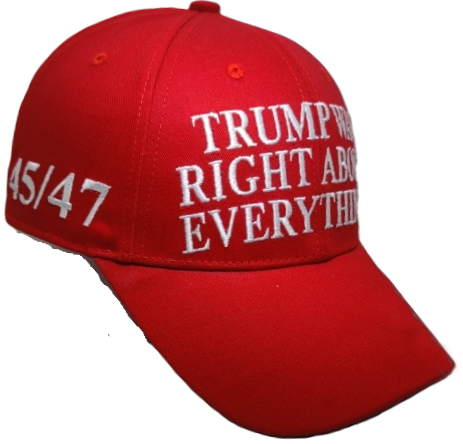 Thumbnail: Trump Was Right About Everything! Cap – Available in Red