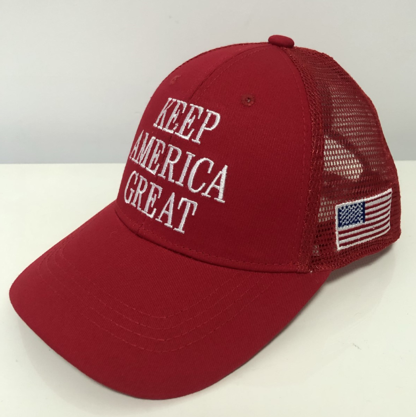 Keep America Great Trucker Caps - Available in red, green camo and black