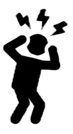 image of an electrician stressed.