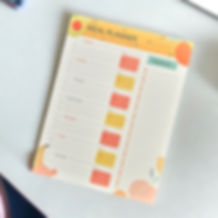 Meal Planner - weekly, magnetic