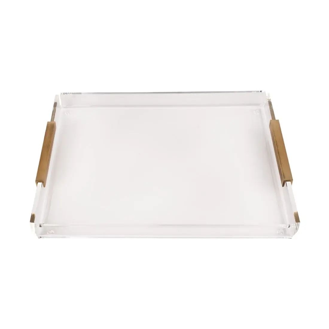 Pirinç Detaylı Orta Boy Tepsi