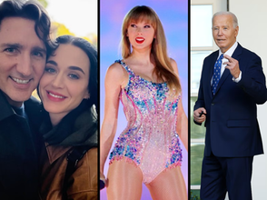 Katy Perry, Justin Trudeau, Taylor Swift, Joe Biden.