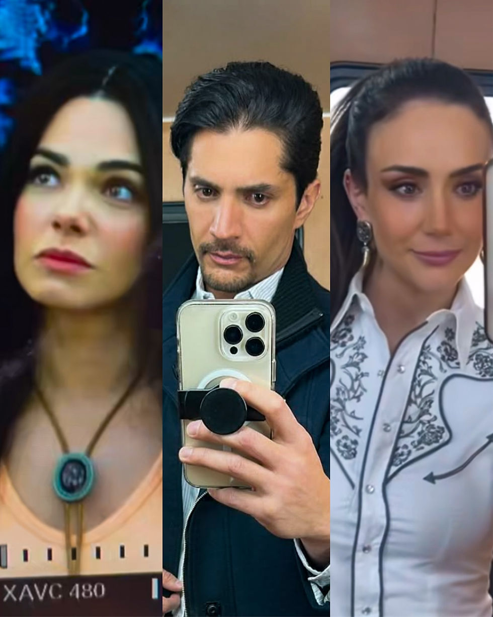 Livia Brito, Daniel Elbittar i Ana Belena podczas pierwszego dnia zdjęć