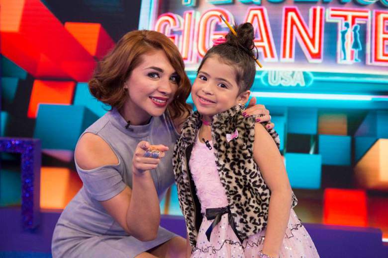 W 2017 roku na planie programu "Pequeños Gigantes". / fot. Univision