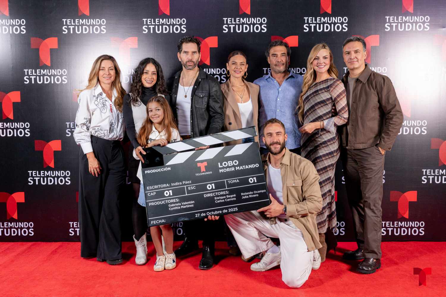 Obsada telenoweli "Lobo, morir matando" / fot. Telemundo