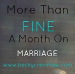 Thank You, Honey {More Than Fine}