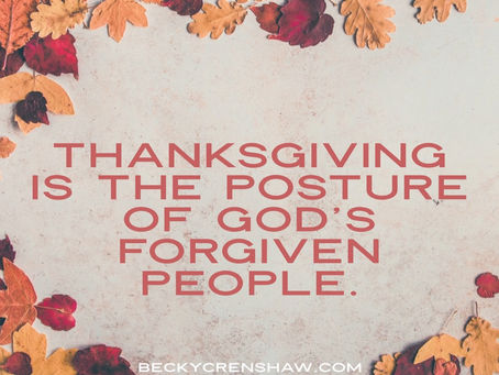 November Gratitude … Thanksgiving