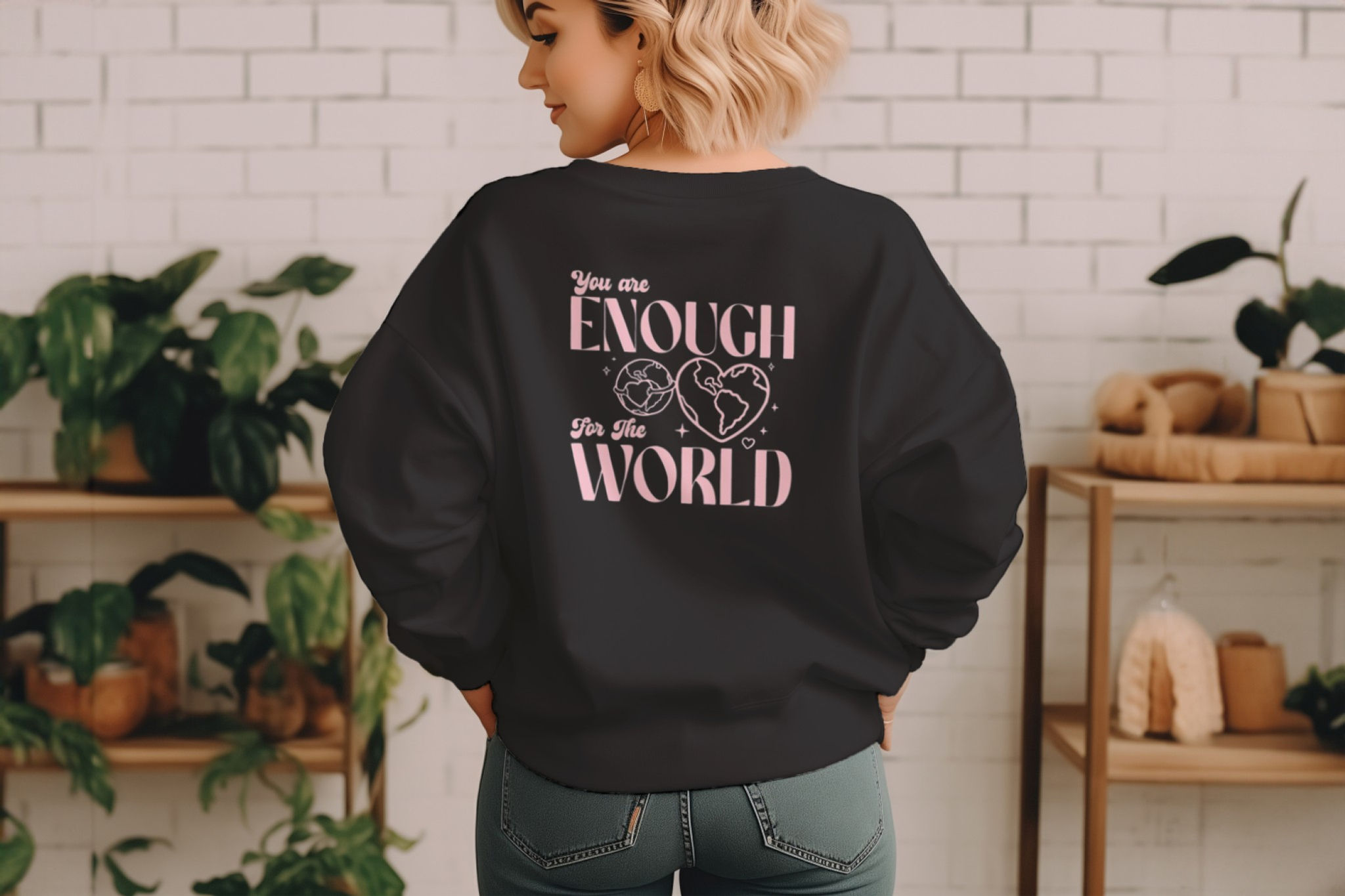 You are Enough for the World | crewnecks