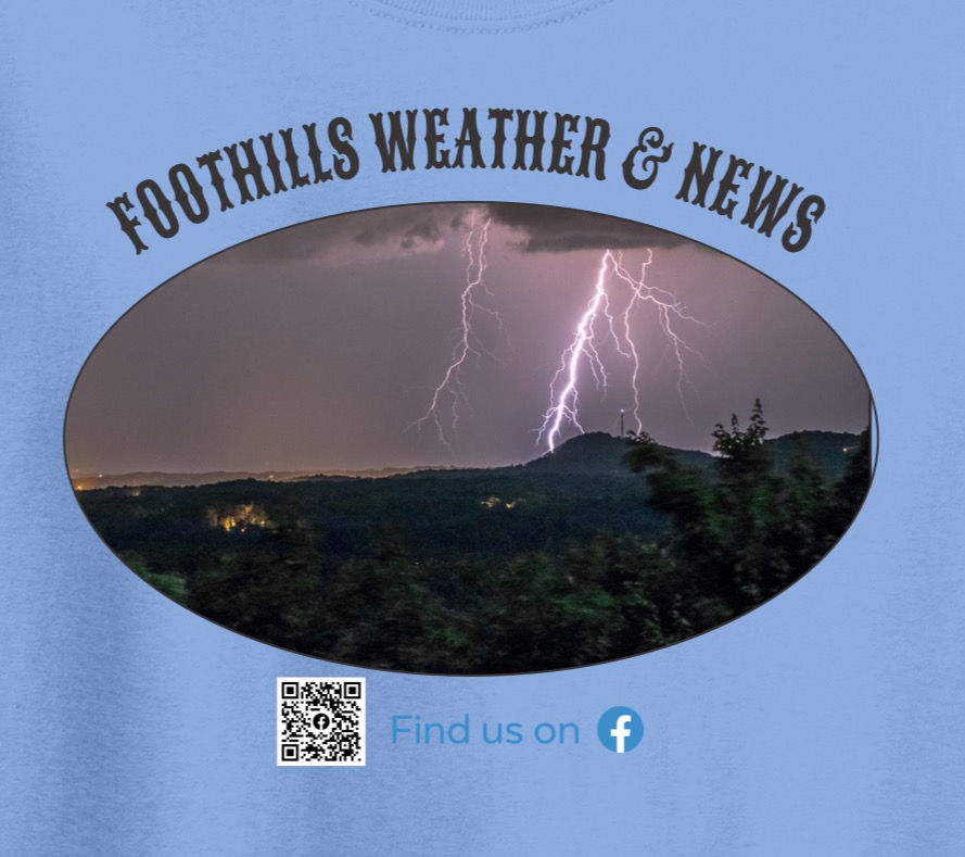 Thumbnail: Foothills Weather & News - Lightning #2 Shirt Selection
