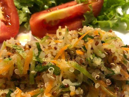 Salada de quinoa