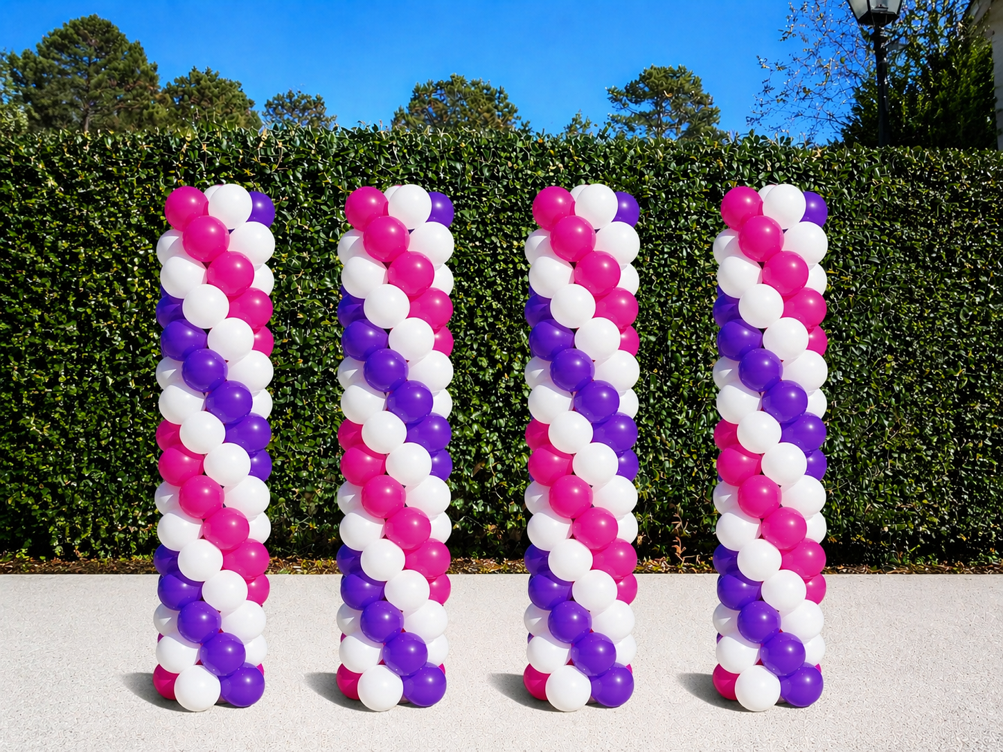 "TOPLESS BALLOON TOWERS"  4x Balloon Towers