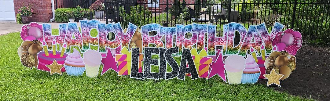 GO BIG OR GO HOME YARD SIGN by Yard Greetings on The Grand Strand