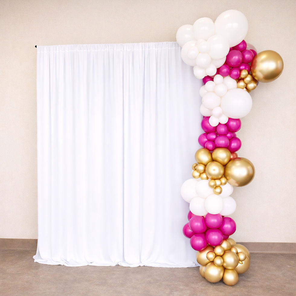 Thumbnail: DRAPERY AND BALLOON GARLAND COMBO