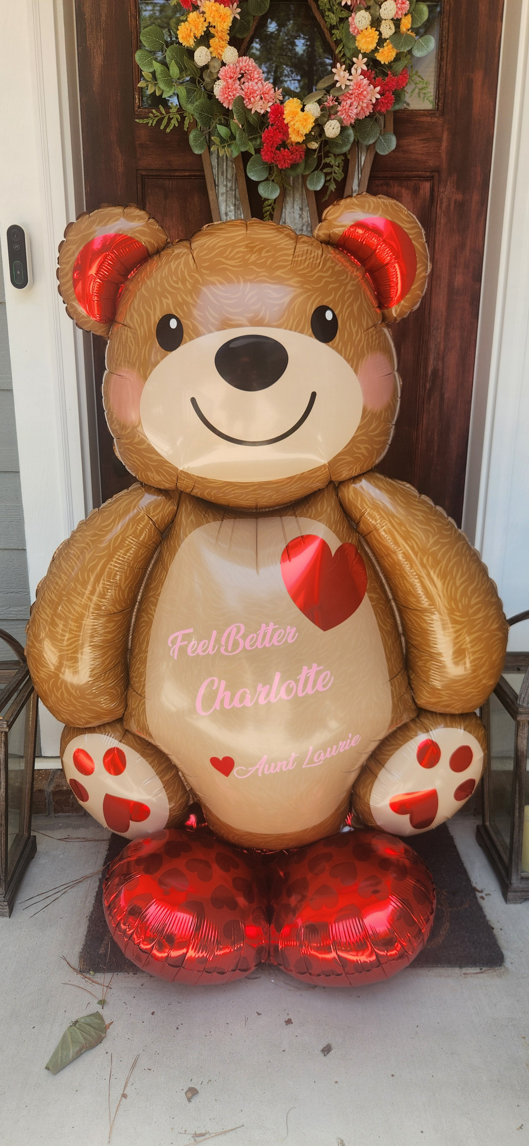 TEDDY BEAR CUSTOM HUGE AIRLOONZ BALLOON by Yard Greetings on The Grand Strand
