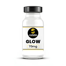 Canada GLOW peptide blend with COA certificate of analysis.  High purity.
