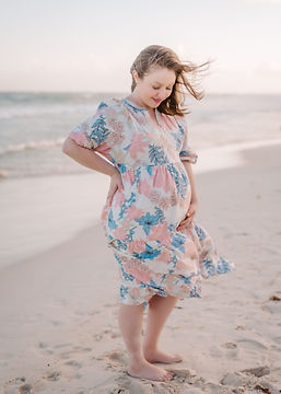 Fotos de maternidad en playa del carmen
