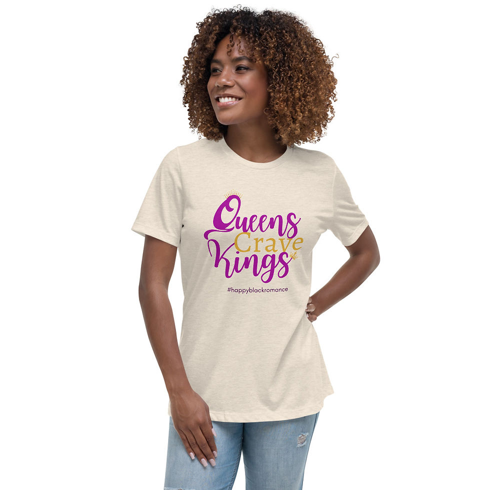 Thumbnail: Queens Crave Kings Women's Relaxed T-Shirt