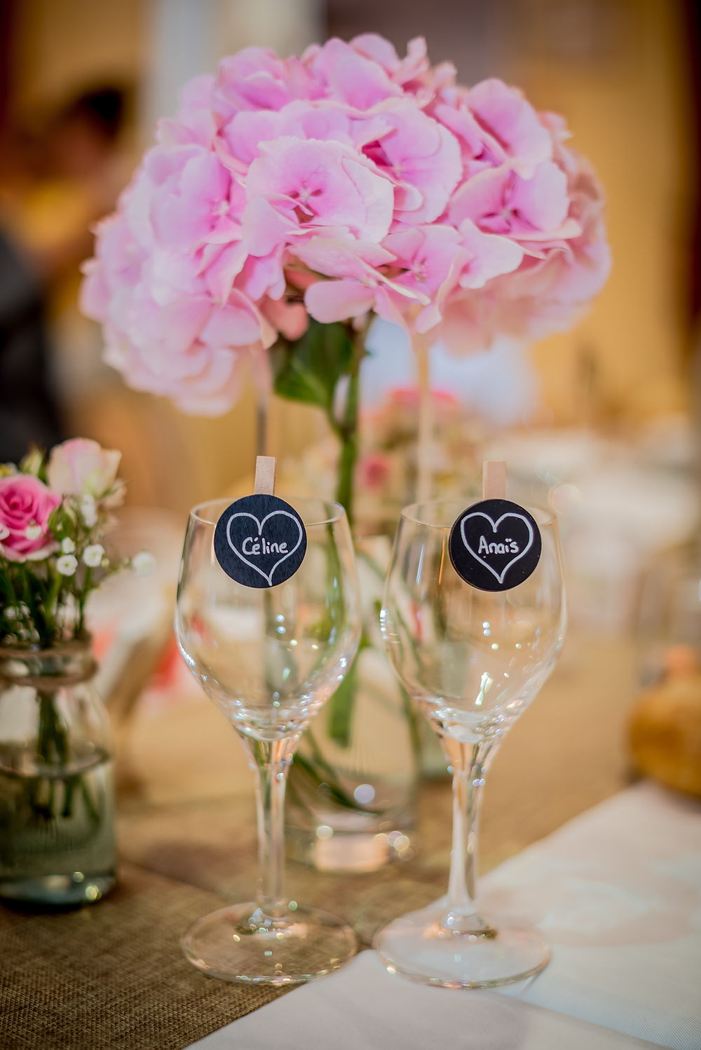 Décoration de mariage élégant