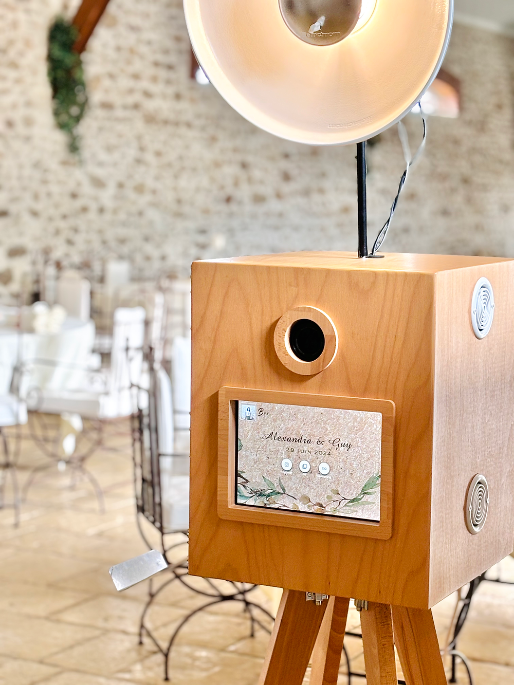 Photobooth élégant comme élément de décors