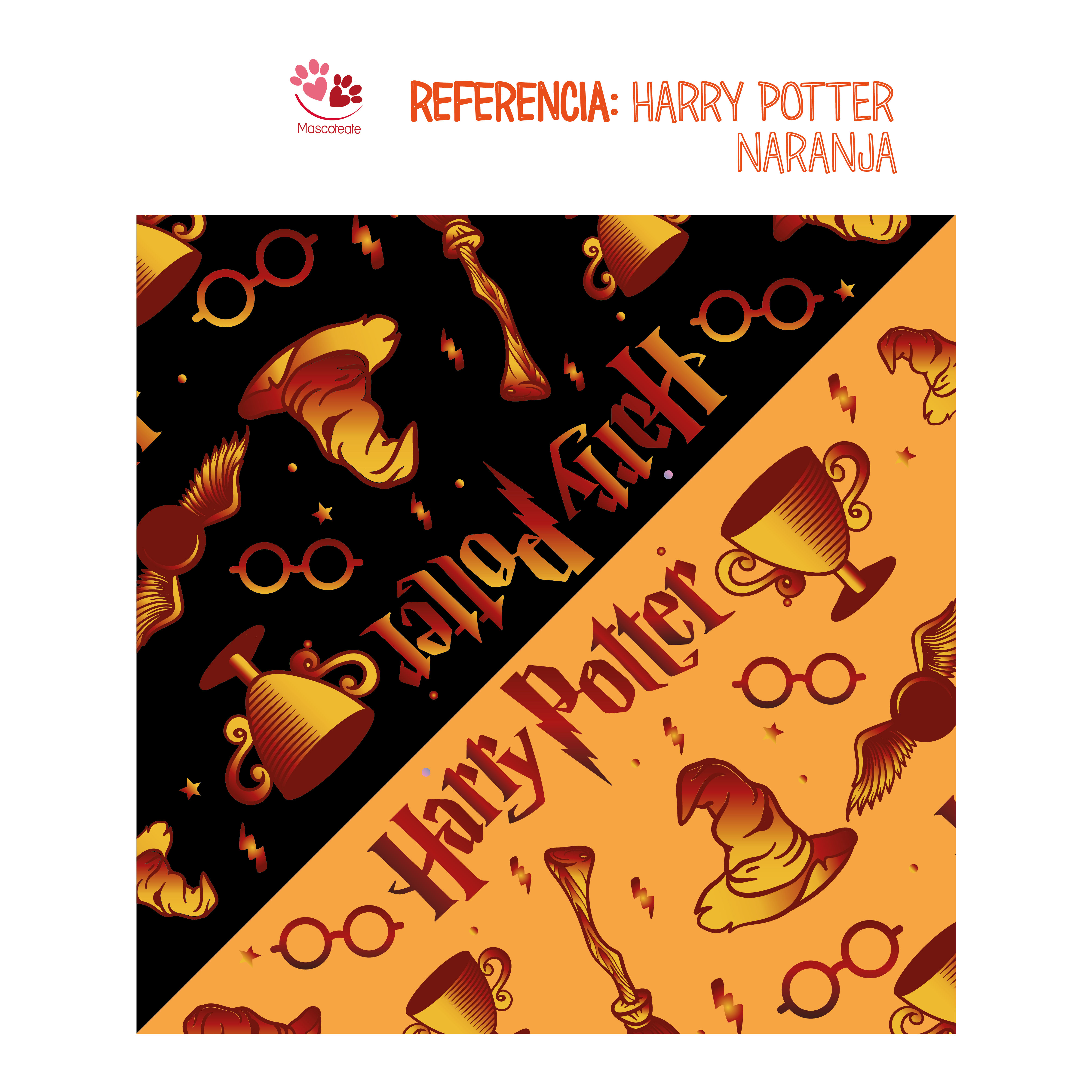 Diseño: Harry Potter naranja ⚡🧡