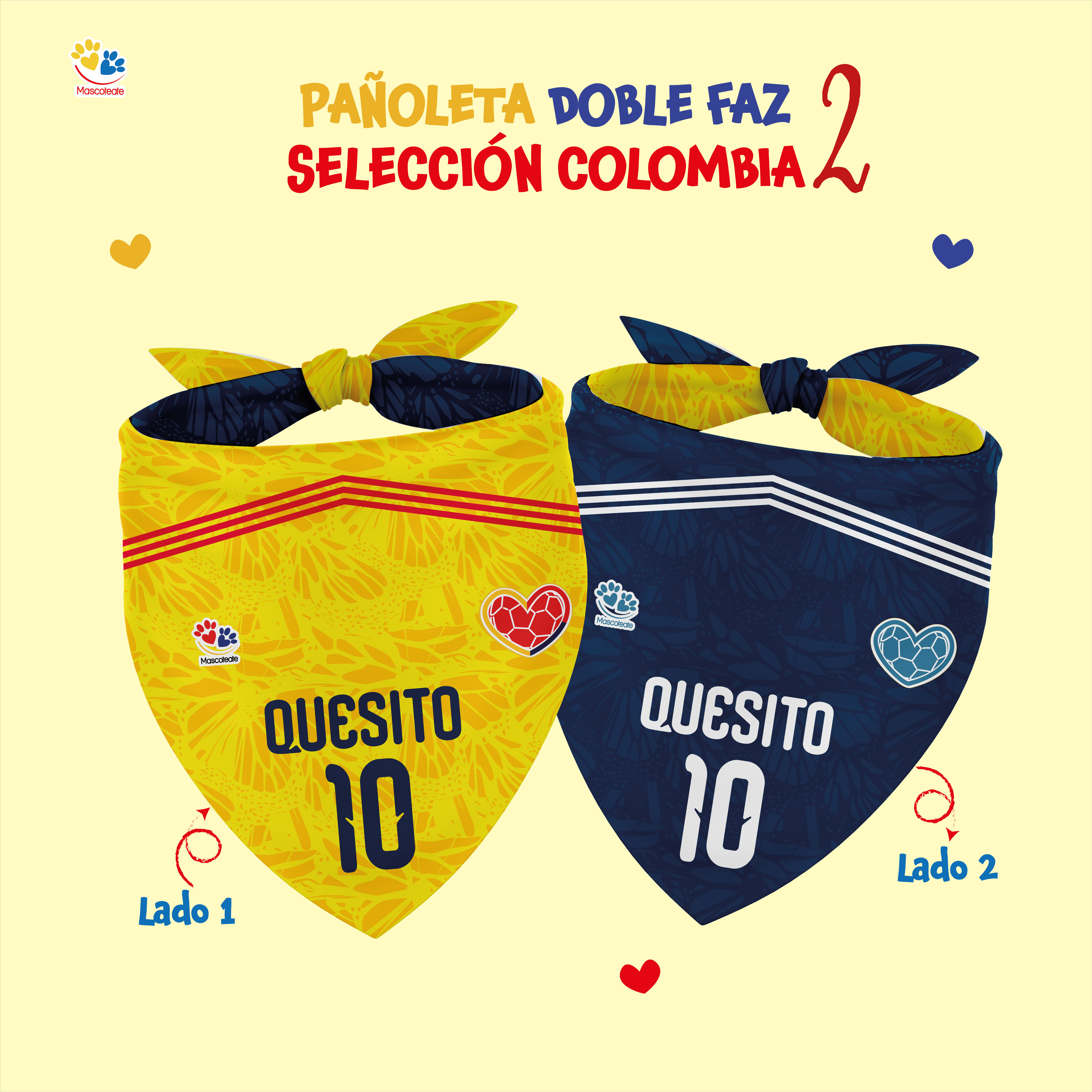 Pa帽oleta Selecci贸n Colombia 2 馃嚚馃嚧