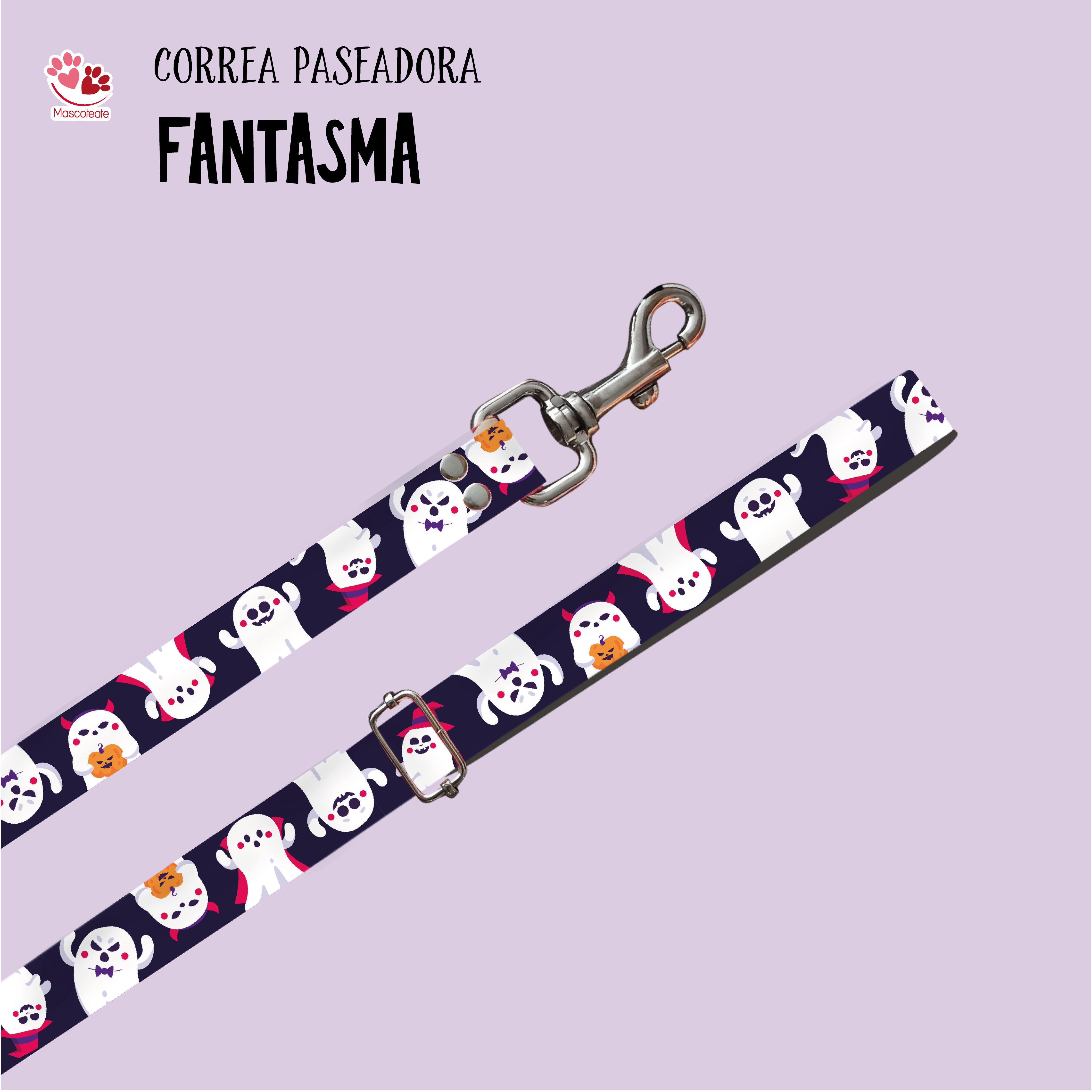 Disfraz Halloween: Correa paseadora Fantasmas 🎃