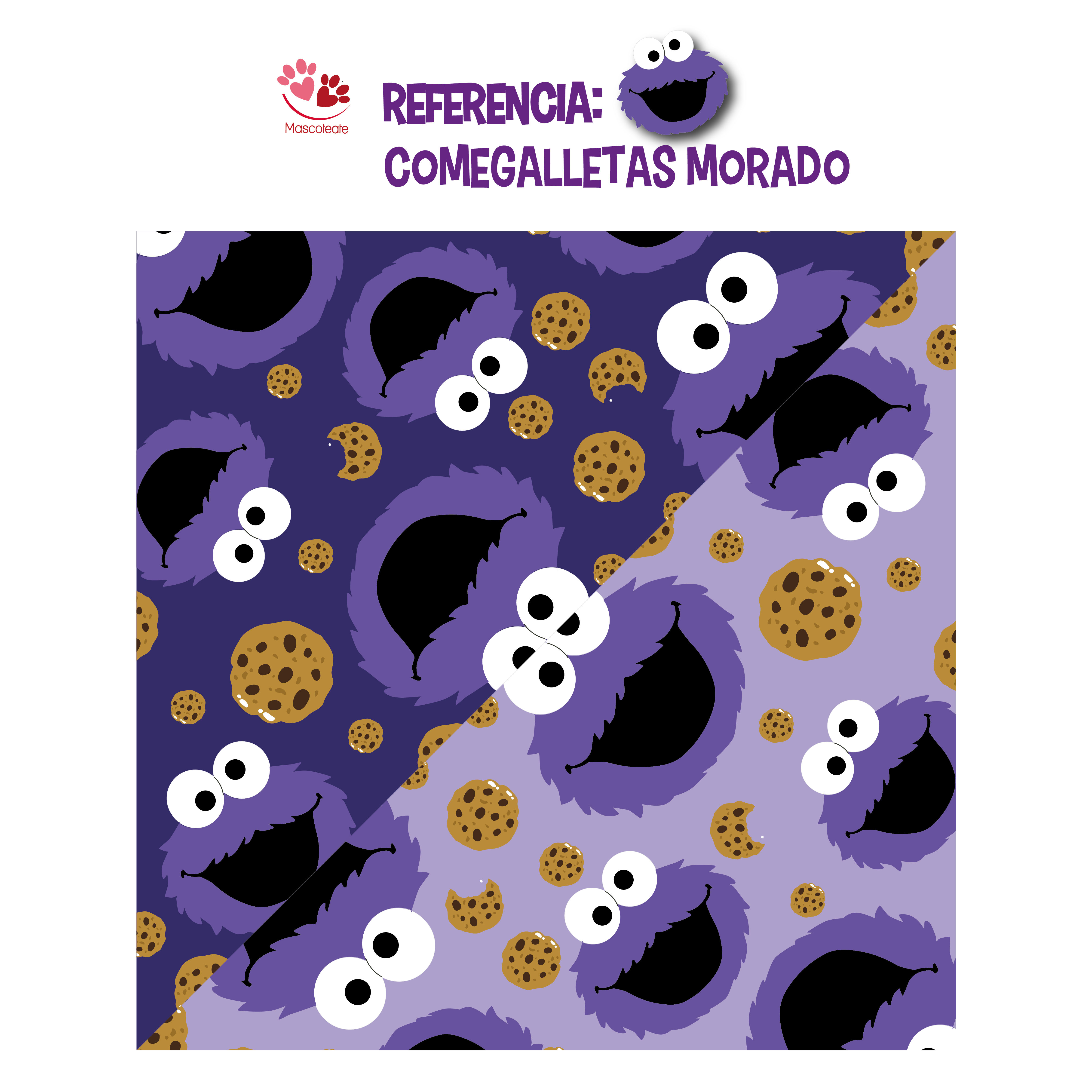 Diseño: Comegalletas morado 💜🍪