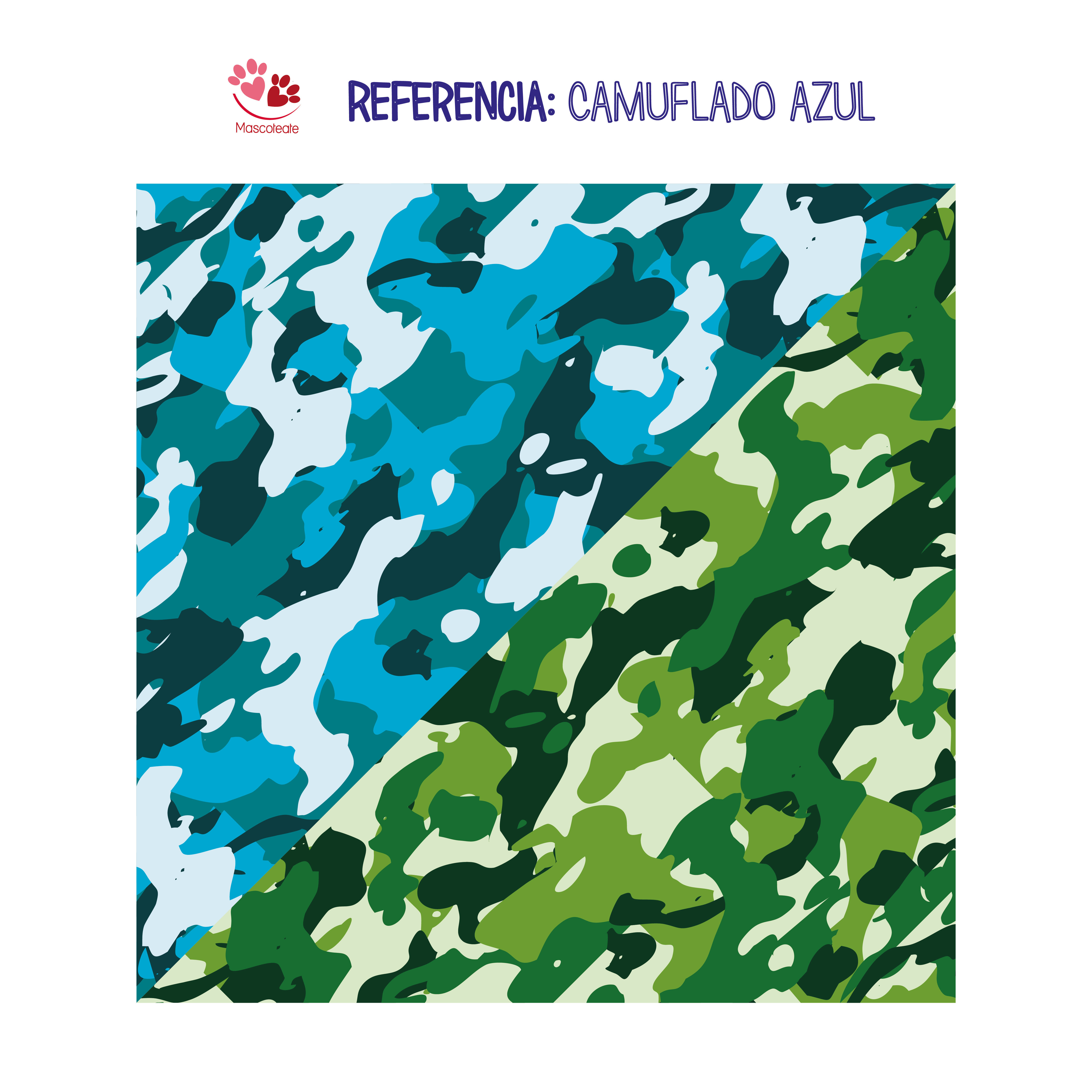 Diseño: Camuflado azul 🔷